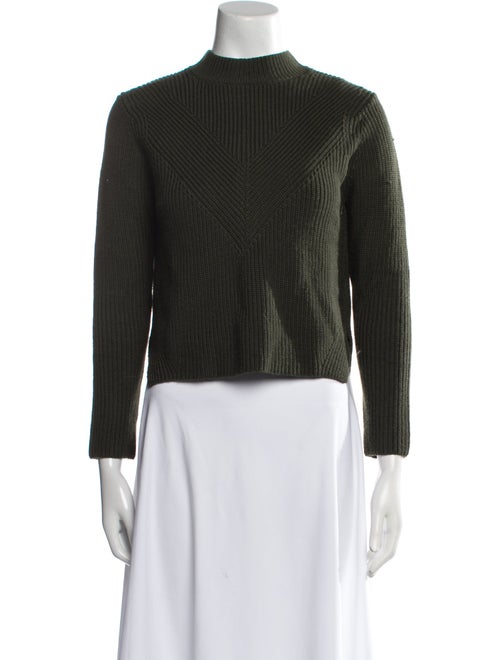 Sandro Wool Mock Neck Sweater