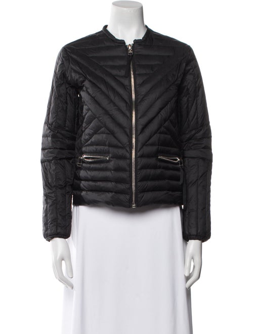 Sandro Nylon Striped Down Jacket