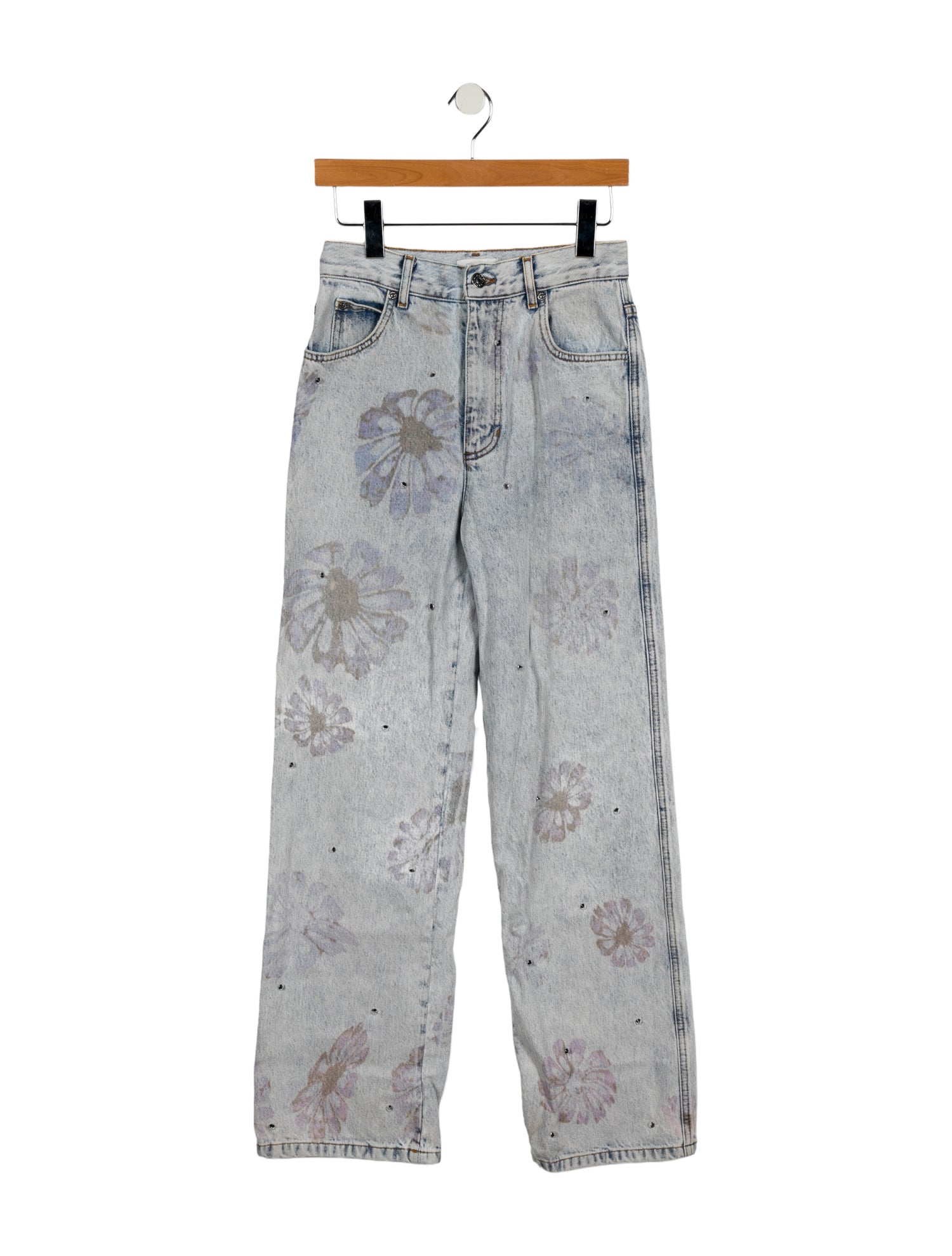 Sandro High-Rise Wide Leg Jeans