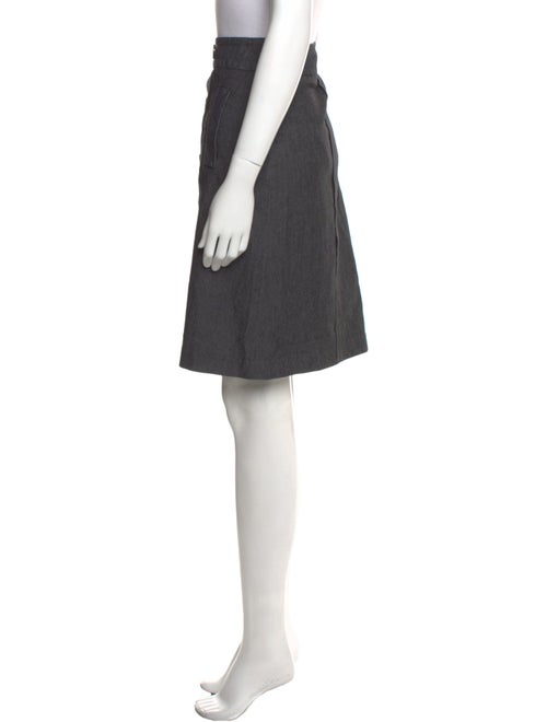 Sandro Ruffle Embellishment Knee-Length Skirt