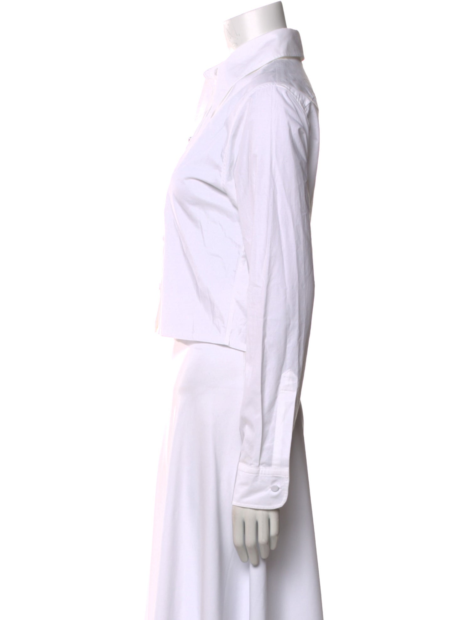 Sandro Long Sleeve Button-Up Top