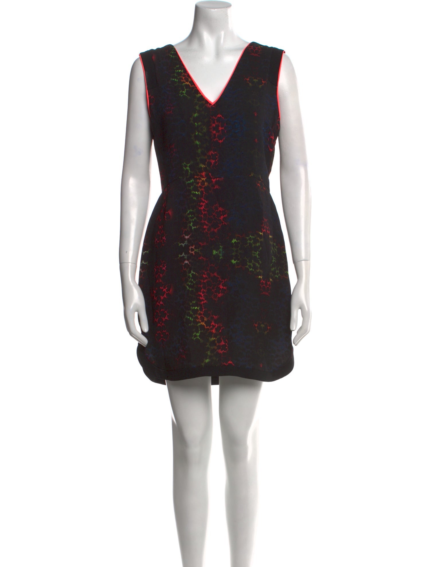 Sandro Printed Mini Dress