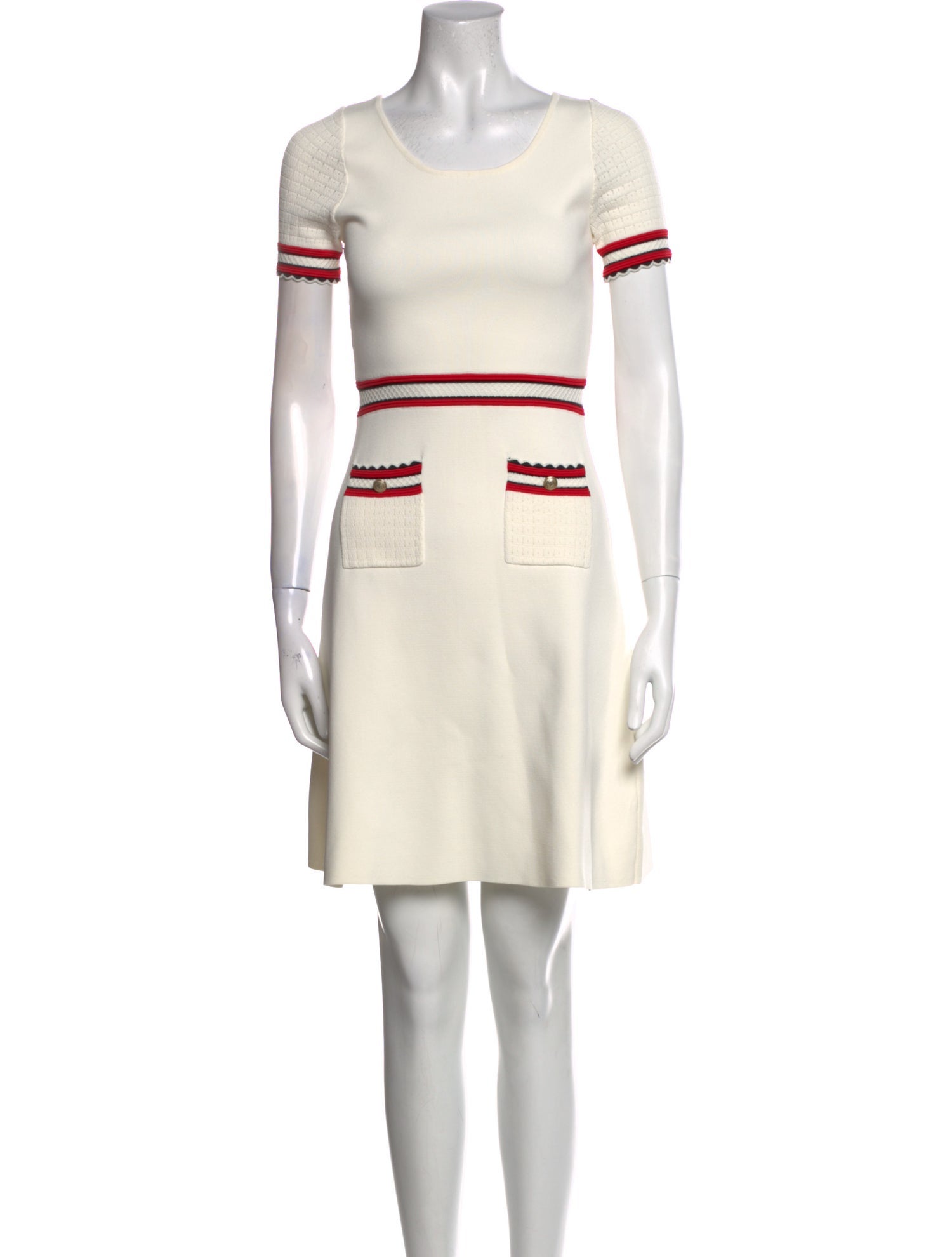 Sandro Striped Mini Dress