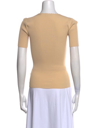 Sandro V-Neck Short Sleeve Top