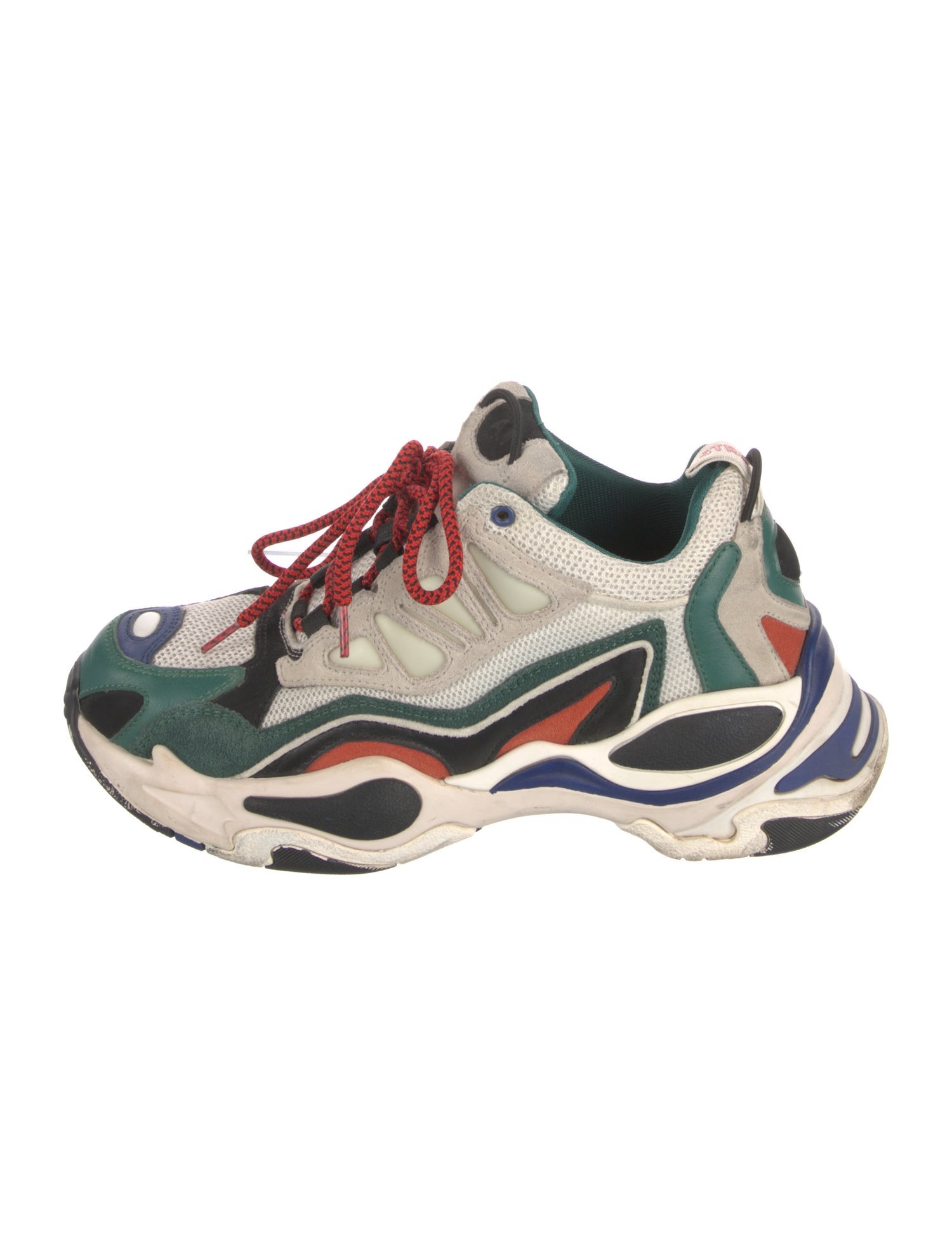 Sandro Mesh Printed Chunky Sneakers