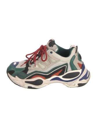 Sandro Mesh Printed Chunky Sneakers