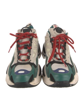 Sandro Mesh Printed Chunky Sneakers