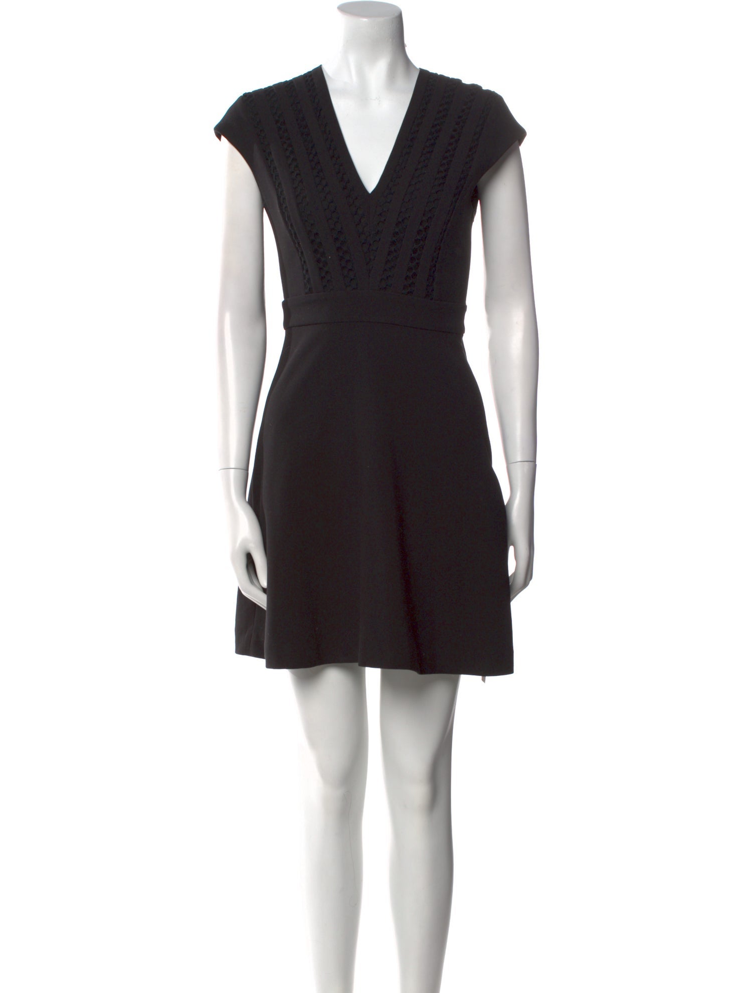 Sandro V-Neck Mini Dress