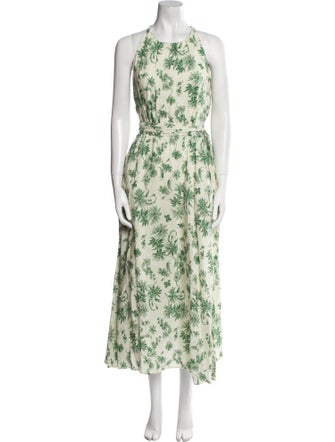 Sandro Linen Long Dress