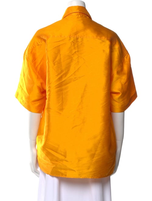 Sandro Short Sleeve Button-Up Top