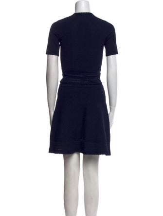 Sandro V-Neck Mini Dress