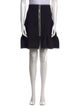 Sandro Ruffle Embellishment Knee-Length Skirt