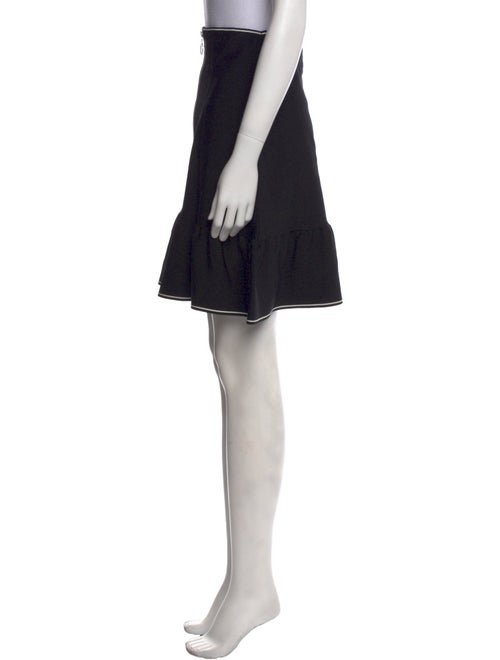 Sandro Ruffle Embellishment Knee-Length Skirt