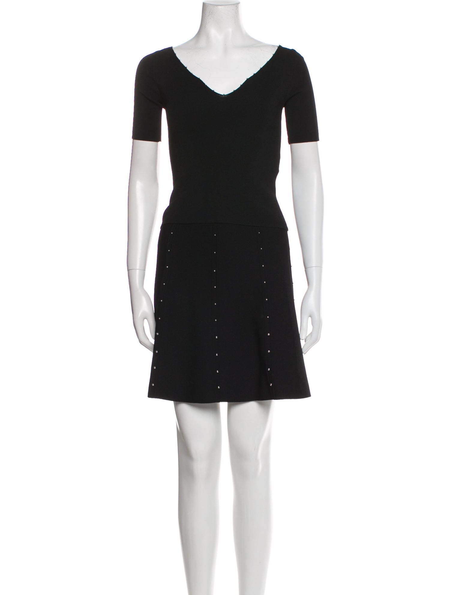 Sandro Beaded Accents Skirt Set