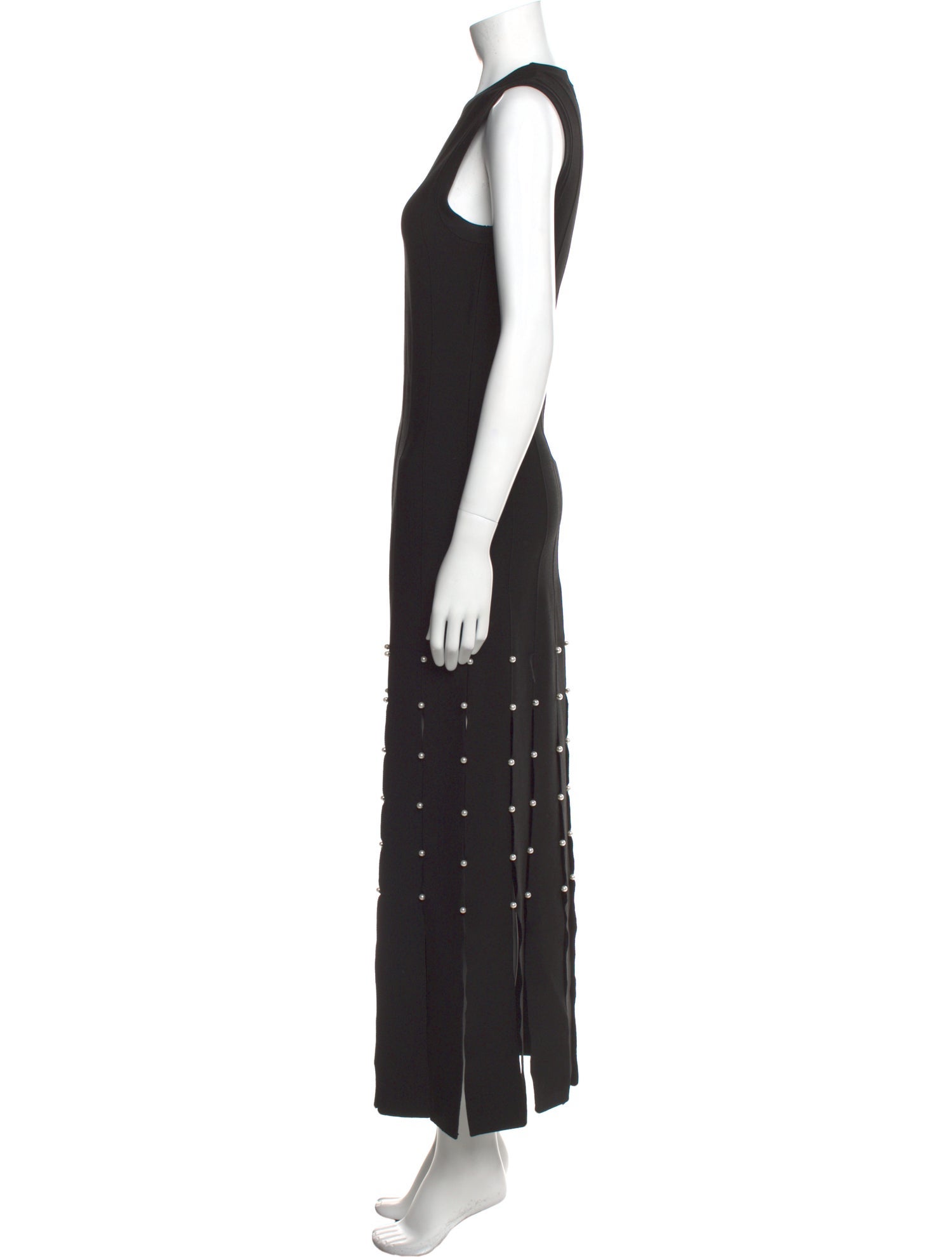 Sandro Crew Neck Long Dress