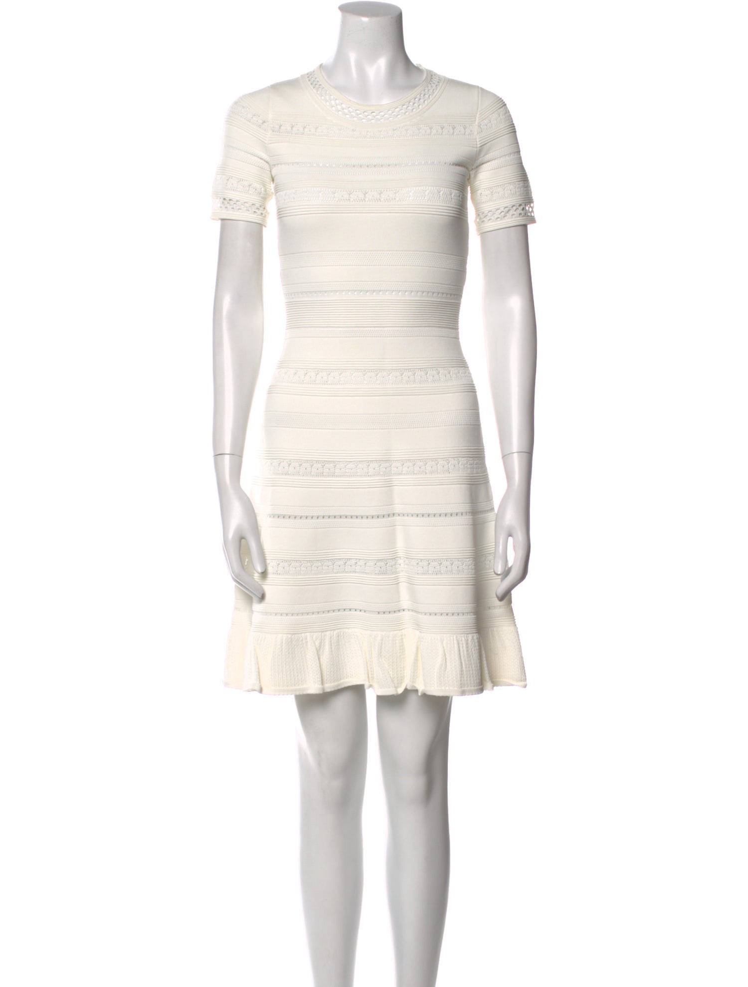 Sandro Crew Neck Mini Dress
