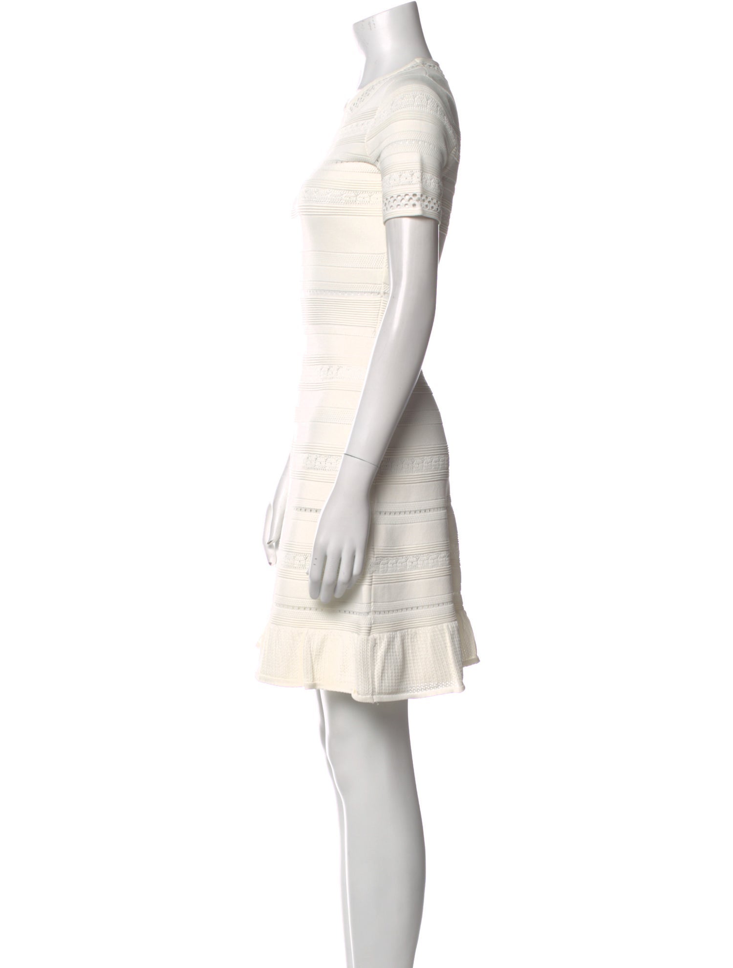 Sandro Crew Neck Mini Dress