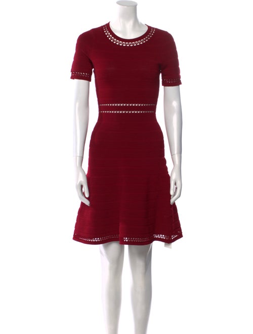 Sandro Crew Neck Mini Dress