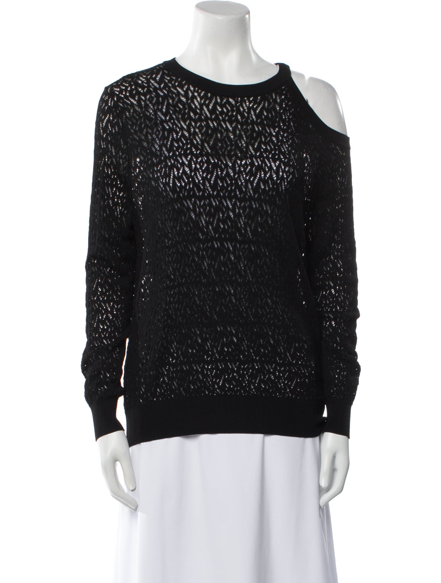 Sandro Crew Neck Long Sleeve Sweatshirt