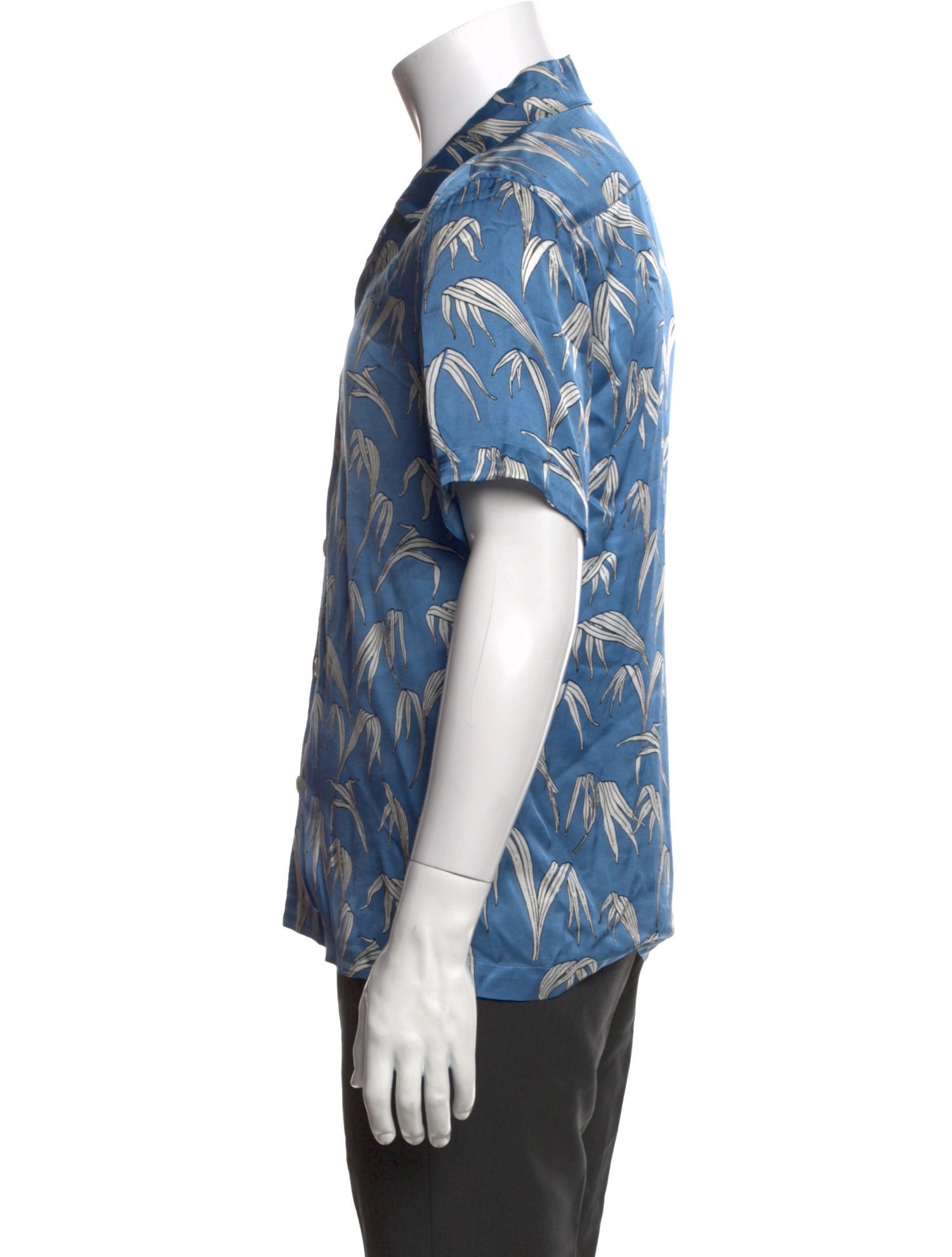 Sandro Printed Short Sleeve Shirt