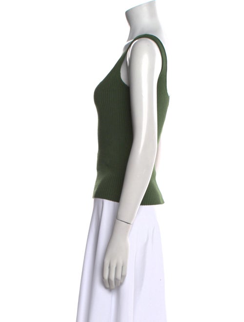 Sandro Square Neckline Sleeveless Top