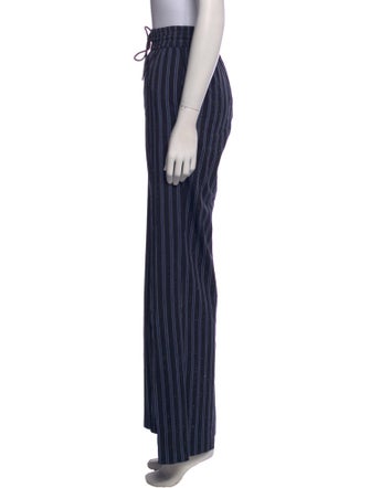 Sandro Striped Straight Leg Pants