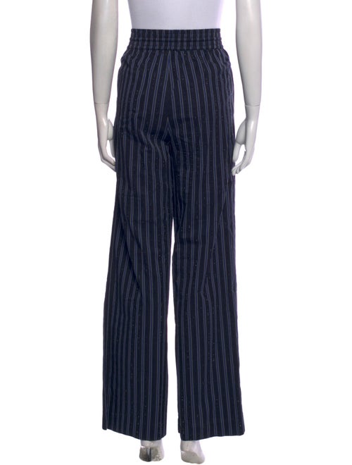 Sandro Striped Straight Leg Pants