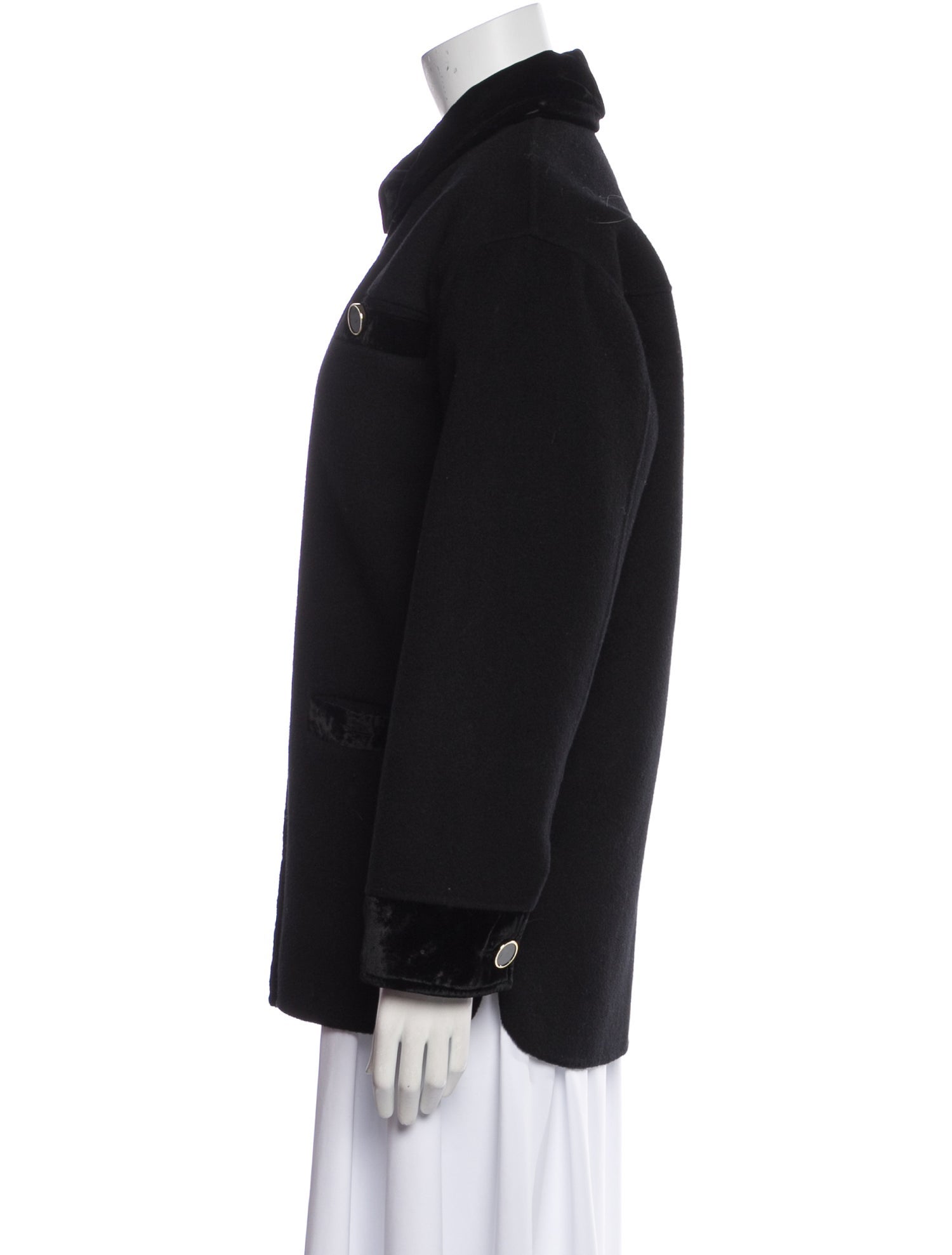 Sandro Wool Peacoat