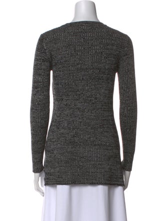 Sandro Crew Neck Long Sleeve Top