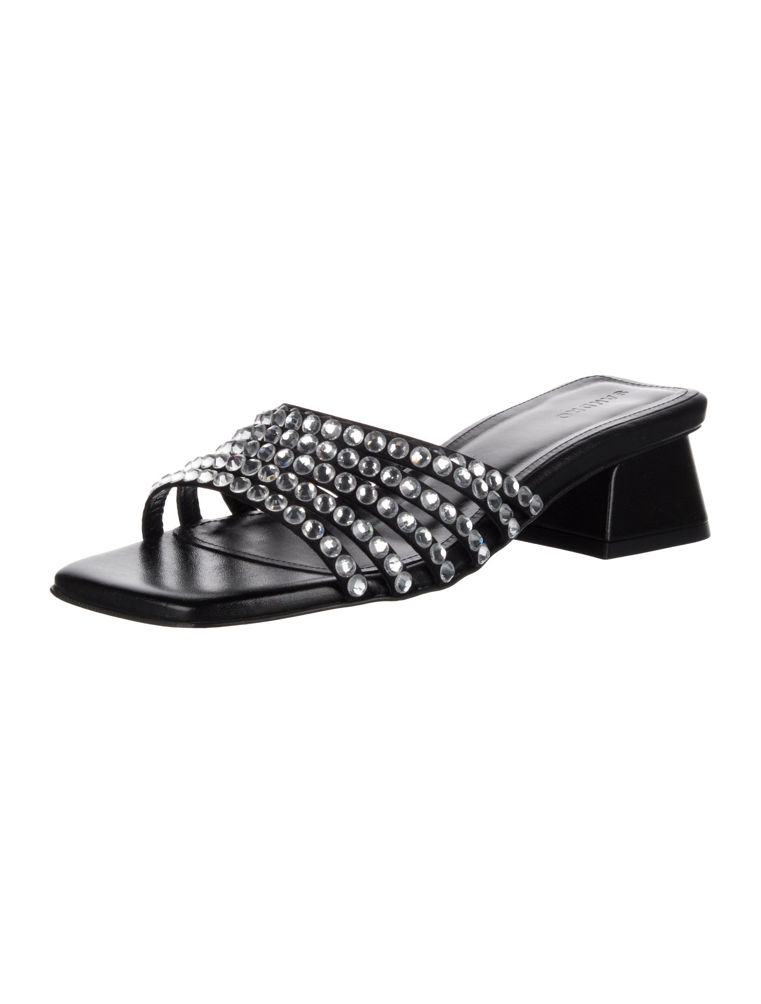 Sandro Leather Slides