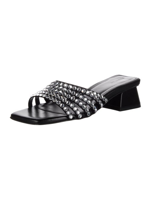 Sandro Leather Slides