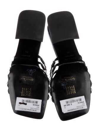 Sandro Leather Slides