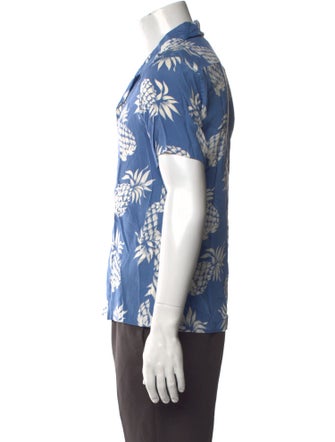 Sandro Printed Short Sleeve Shirt