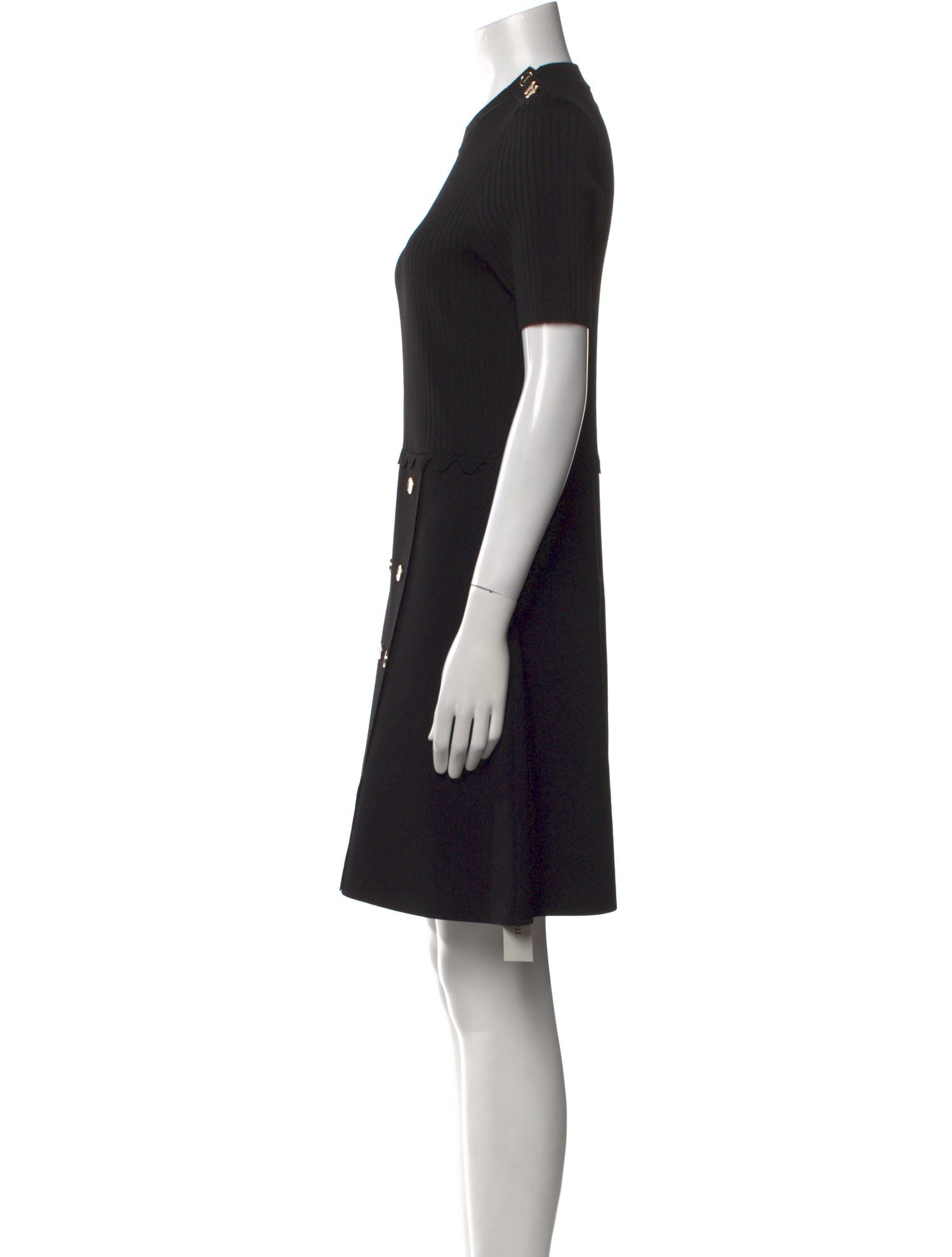 Sandro Crew Neck Knee-Length Dress