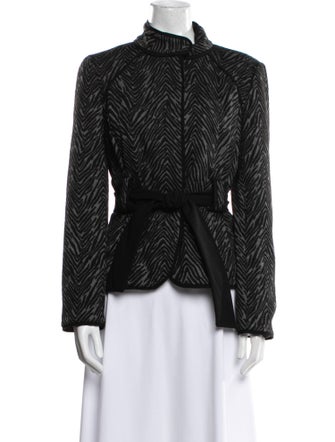 Sandro Tweed Pattern Evening Jacket