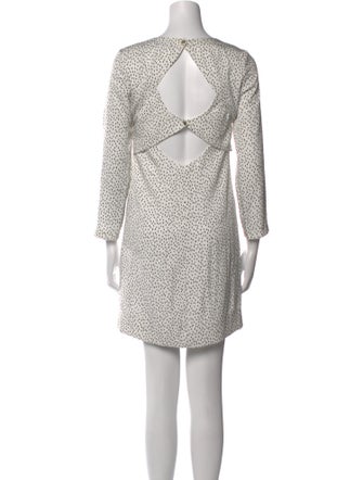 Sandro Printed Mini Dress