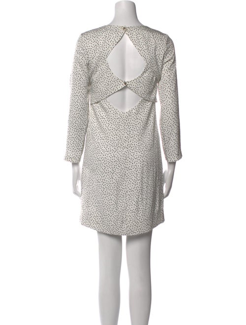 Sandro Printed Mini Dress