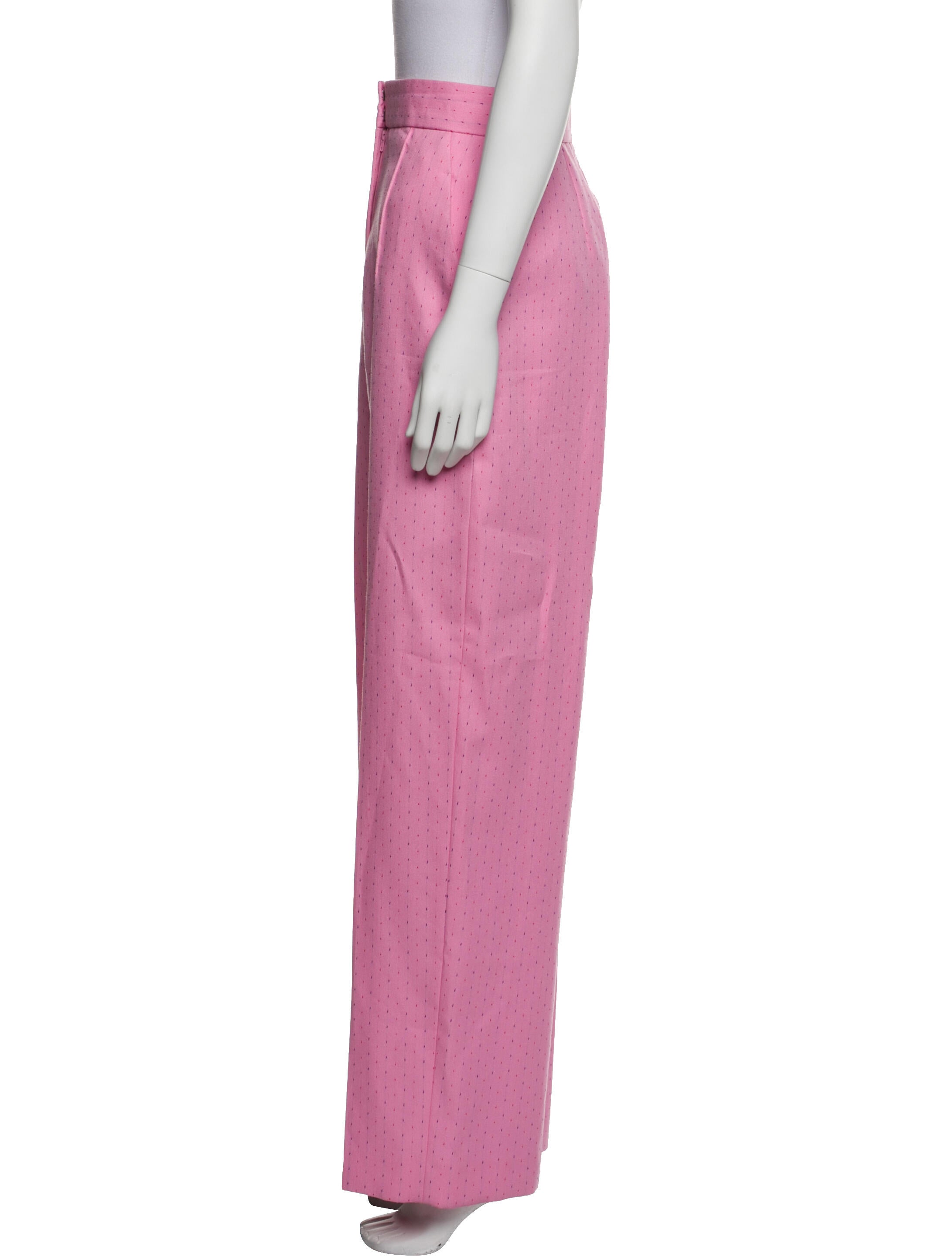 Sandro Striped Wide Leg Pants