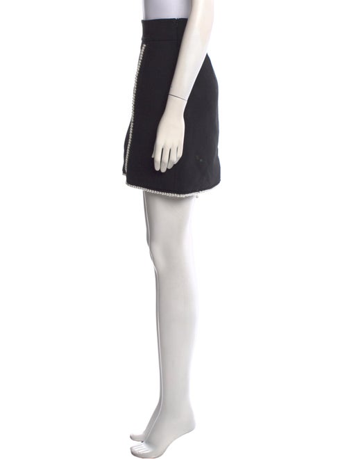 Sandro Beaded Accents Mini Skirt