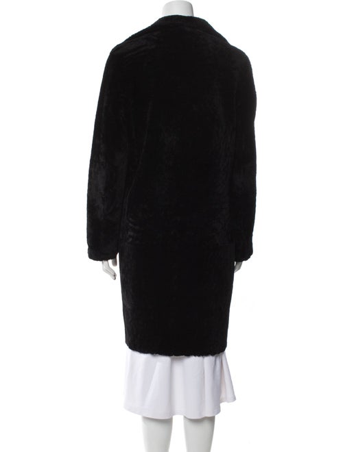 Sandro Lamb Fur Fur Coat