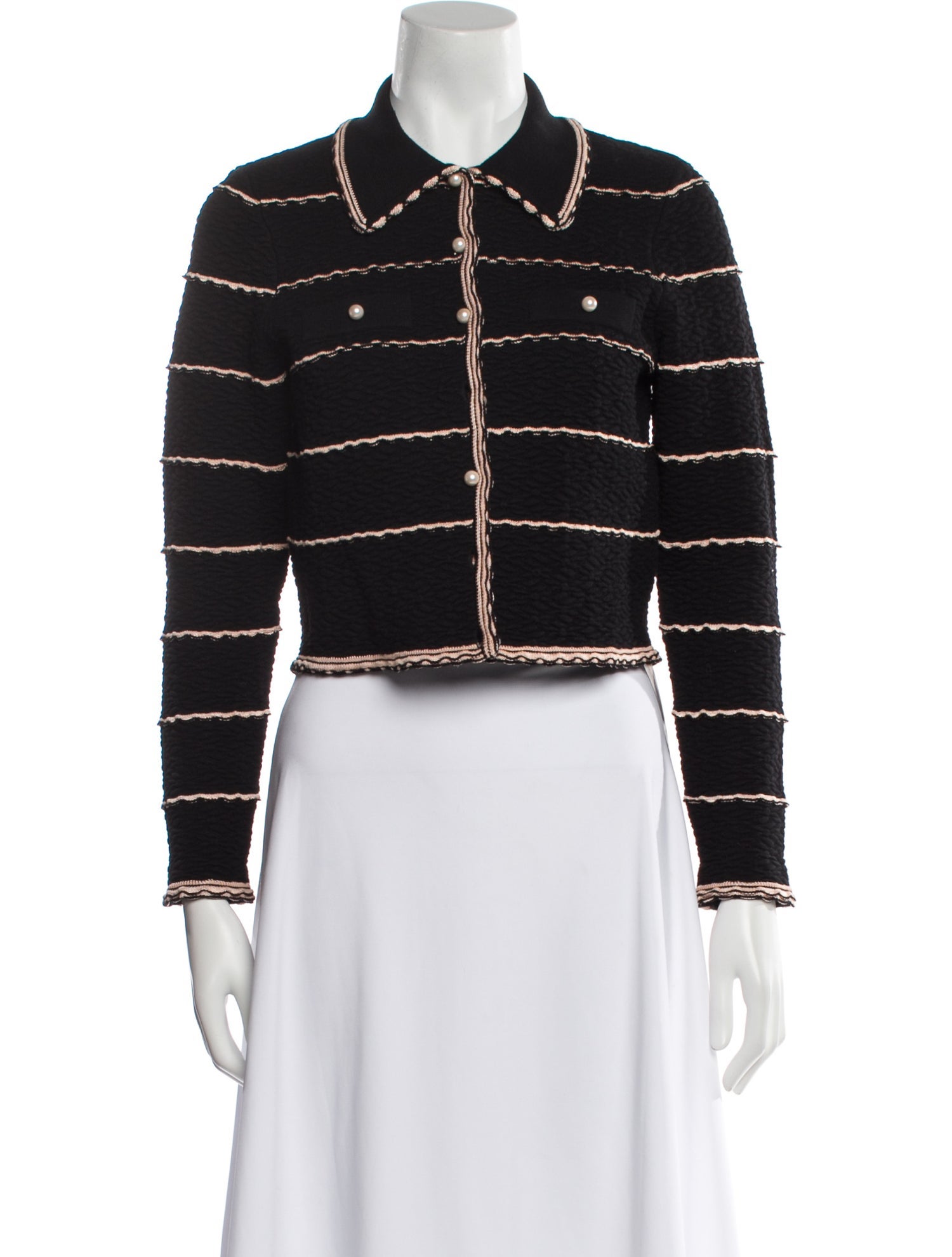 Sandro Striped Evening Jacket