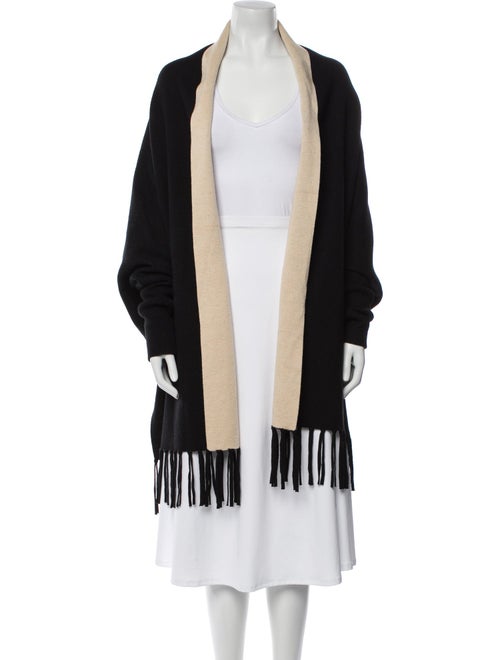 Sandro Wool Colorblock Pattern Sweater