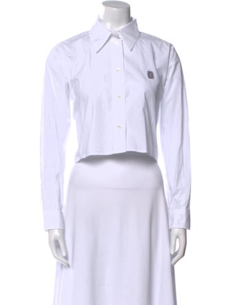 Sandro Long Sleeve Crop Top