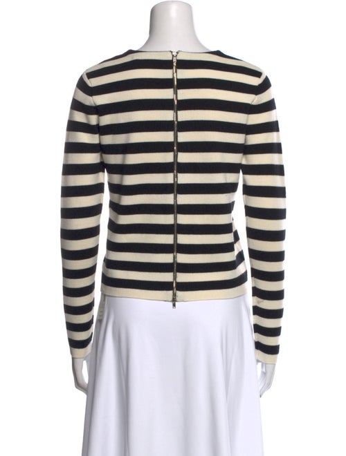 Sandro Striped Crew Neck Top