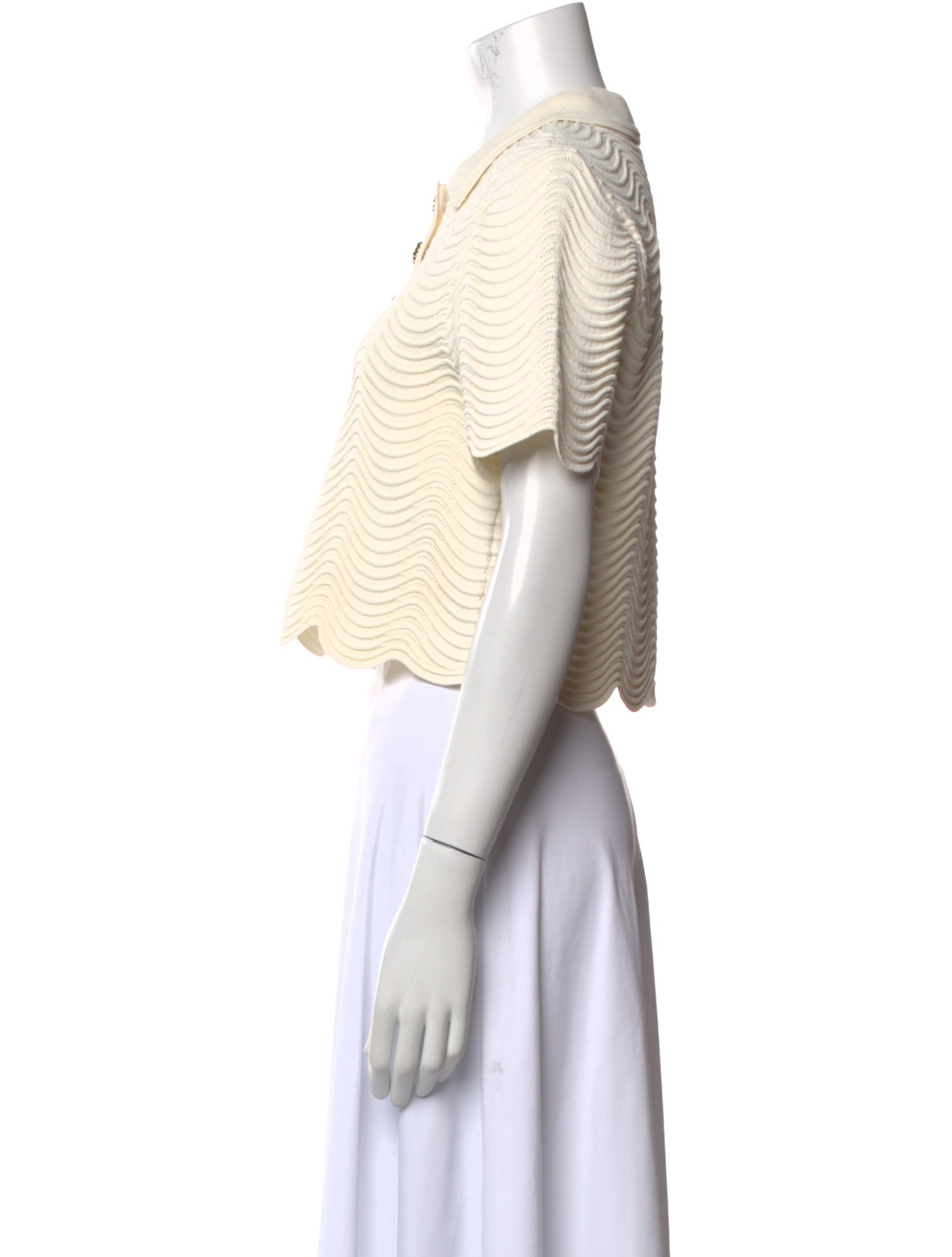 Sandro Short Sleeve Crop Top w/ Tags