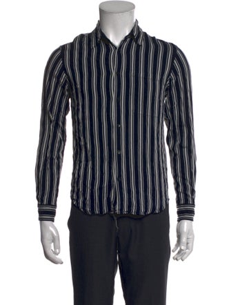 Sandro Striped Long Sleeve Shirt