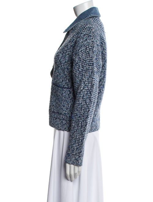 Sandro Tweed Pattern Evening Jacket