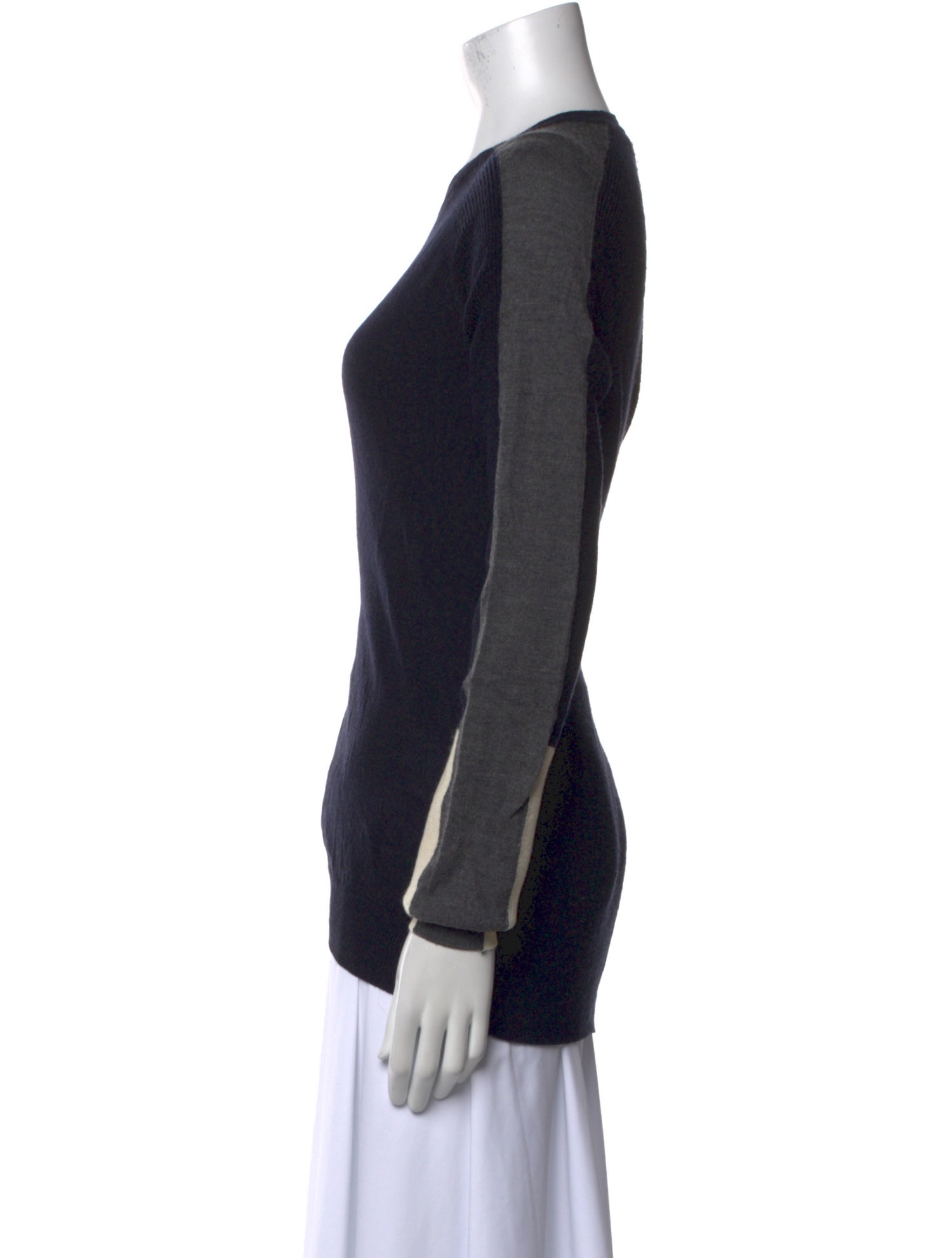 Sandro Wool Crew Neck Top