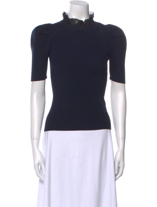 Sandro Mock Neck Sweater