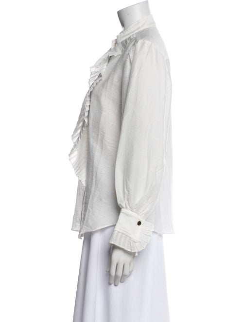 Sandro Long Sleeve Button-Up Top